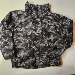 Columbia Sportswear Interchange Camo Jacket Youth XS Waterproof‎ Outdoor